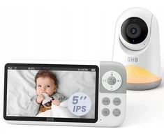 Baby Monitor GBH elektroninis auklės vaizdo įrašas 5 colių HD 720p PTZ kamera naktinio matymo VOX LIVE