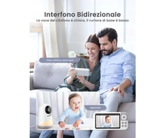 Baby Monitor GBH elektroninis auklės vaizdo įrašas 5 colių HD 720p PTZ kamera naktinio matymo VOX LIVE