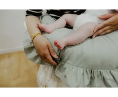 Baby Raj Maitinantis pagalvės užvalkalas raguoliams šerti - purvinas rožinis, pudra