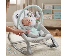 Baby Rocker Bouncer su vibraciniais galvos apdangalu žaislais 0-18kg Vaikams