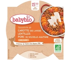 BabyBio vakarienė nuo 15 mėnesių 200 g kiaulienos