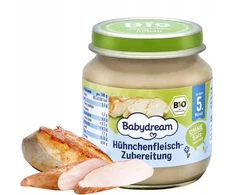 BABYDREAM BIO VIŠTA BE DRUSKOS 5m 125g OMEGA 3 PIRMOJI VAKARIENĖ