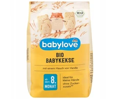 BABYLOVE BIO VANILINIAI SAUSINIAI SLAUKAI VAIKAMS UŽKANDŽIAI BE CUKRAUS 8m