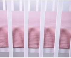 BabyLux Muslin paklodė 70x140 MUSLIN retro rožinė