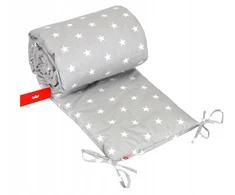BabyLux OCHRANIACZ DWUSTRONNY 180X30 CM NA SZCZEBELKI DO ŁÓŻECZKA 120x60 CM