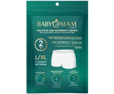 BABYMAM DAUGkartinio naudojimo KELNĖS PO GIMdymo L/XL 2 vnt, tinklelio