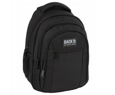 Back Up BackUP Unisex mokyklinė kuprinė juoda O56 Derform