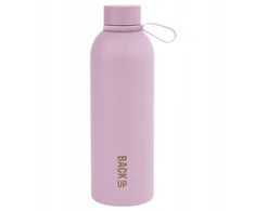 Back Up Buteliukas TERMICZNA BACKUP BIDON METALOWY 500 ml ROŽINĖ dla dziewczyny