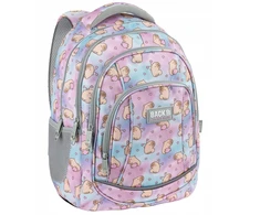 Derform Back Up Mokyklinė kuprinė BackUP Kapibara Dream, 4 skyrių, 26 l
