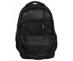 BackUP Back Up Mokyklinė kuprinė paaugliams, 30l, juoda, su kišenėmis