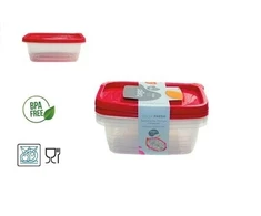 Bager Stačiakampių maisto indelių rinkinys 3x1,13L BG-658 1 vnt.