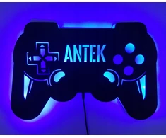 Baku Naktinio apšvietimo kilimėlis su pavadinimu, skirtas Gamer Gaming Gadget LED RGB nuotolinio valdymo pultui