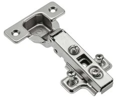 Clip hinge GTV 09 with regulation and plate H=2 with euro