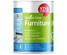 Baldų dažai TIKKURILA, blizgūs, baltos sp., 0,9 l