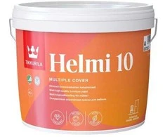Baldų dažai TIKKURILA HELMI 10, matiniai, baltos sp., 2,7 l