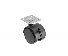 GTV Caster with brake KMH-50mm plastikas