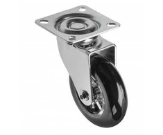 GTV Furniture wheel, Brazylia, juodas, 75mm (without brake)