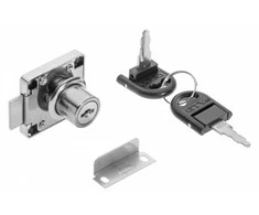GTV Drawer lock 138 with folded key (chrome)