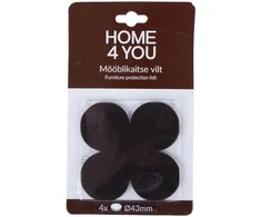 Home4You Baldus apsaugantys veltinio padukai, 4 vnt.,
