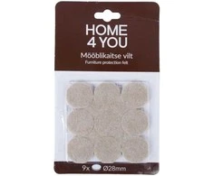 Home4you Baldus apsaugantys veltinio padukai, 9 vnt.,