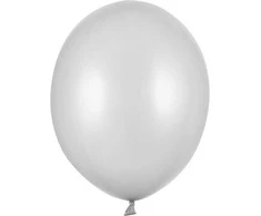 Balionai stiprūs 30cm 10 vnt sidabriniai