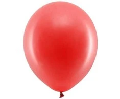 PartyDeco Ekologiški balionai "Raudoni", 10vnt