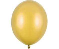 Party Deco Balionai stiprūs 30cm 50 vnt rausvai auksiniai