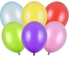 Party Deco Balionai stiprūs 30cm 50 vnt spalvoti