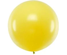 Balionas 1m skersmens geltonas