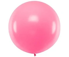 Party Deco Balionas 1m skersmens rožinis