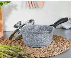 BALLINIS SU DANGIU, NELIPAUS MARMRULAS, INDUKCINIS, 18 cm. / 1,9L ZILNER