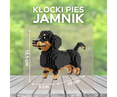 BALODY Dešros šuniui DACHSHUNDER KONSTRUKCINIAI BLOKAI (maži) 836 vnt.