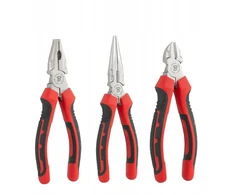 Baltas LINE PRO replių rinkinys, 3 dalys, nikeliuotos, CRV DIY-PL13/1SET