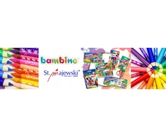 Bambino 144 storos spalvotos kreidelės, 12 spalvų