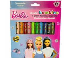 Bambino Barbie kreidelės, 12 vnt.