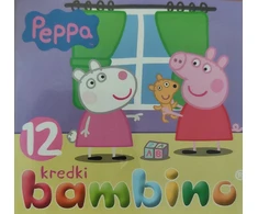 BAMBINO CRYONS 12 SPALVŲ PEPPA PIG 3+