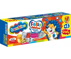 Bambino plakatiniai dažai, 12+1 spalvų, 20ml