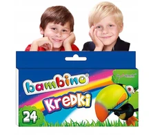Bambino spalvoti pieštukai vaikams, 24 vnt.