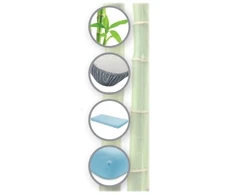 BAMBOO vežimėlio paklodė 35x75 rožinė OLKA