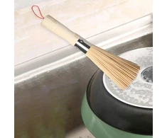 Bamboo Wok Cleaning Tool Šveitimo šepetėlis Puodų šveitiklis Universalus, skirtas M