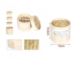 Garų puodas BAMBUKINIS GARINIS GAROTI, GARO 15cm