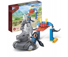 Banbao BLOKŲ RINKINYS BLOKAI 4 FIGURINES TRANSPORTO PRIEMONĖ NINJA WARRIOR 215 vnt.