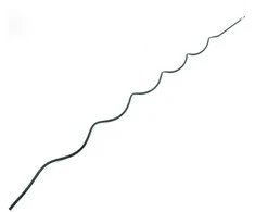 Banguotas atraminis mietelis augalams D5.5mm L1.2m metalinis/žalias