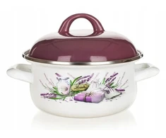 Banquet Puodas emaliuotas 18cm 1,4l, Lavander