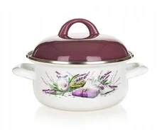 Banquet Emaliuotas puodas Lawenda 20cm, 2.1l su dangčiu