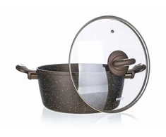 Banquet Tradicinis puodas Banketas Premium Tamsiai Rudas didelis 4,3L DUJŲ INDUKCIJA 5332