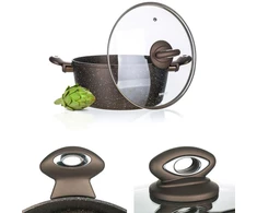 Banquet Tradicinis puodas Banketas Premium Tamsiai Rudas didelis 4,3L DUJŲ INDUKCIJA 5332