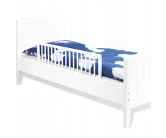 Barierka do łóżka Pinolino Comfort 115 cm balta