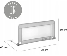 Barierka zabezpieczająca na łózko JANE 90cm