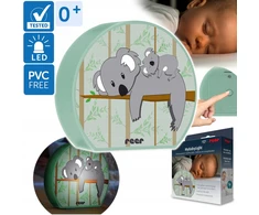 Baterija veikianti LED naktinė lemputė vaikams koala REER